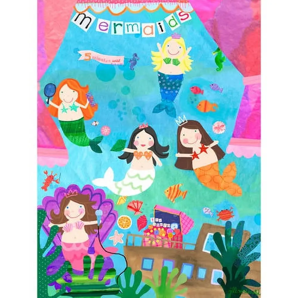 Oopsy Daisys 14X18 Mermaid Perform - Enchanting Wall Art 1