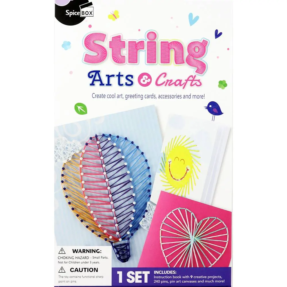 Spicebox Make & Play String Art Craft Kit 1