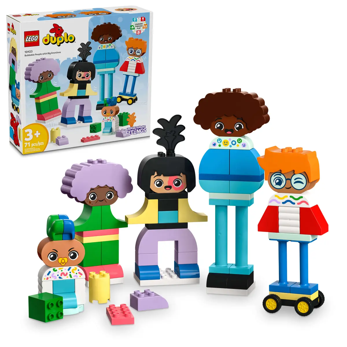 Lego Duplo Town Big Emotions Buildable Figures Set - 71 Pieces 1