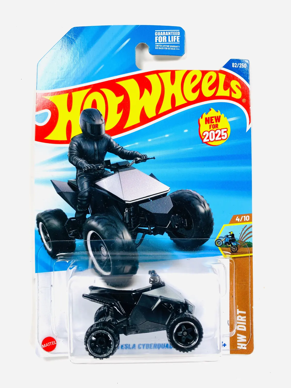 Hot Wheels Tesla Cyberquad - Damaged Card 1