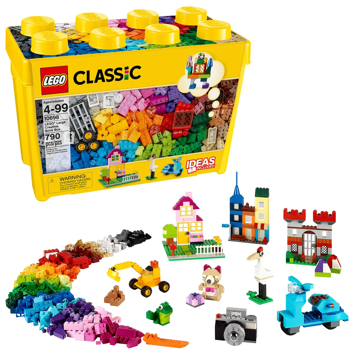 Lego Classic 790-Piece Creative Brick Box Building Kit - 10698 1