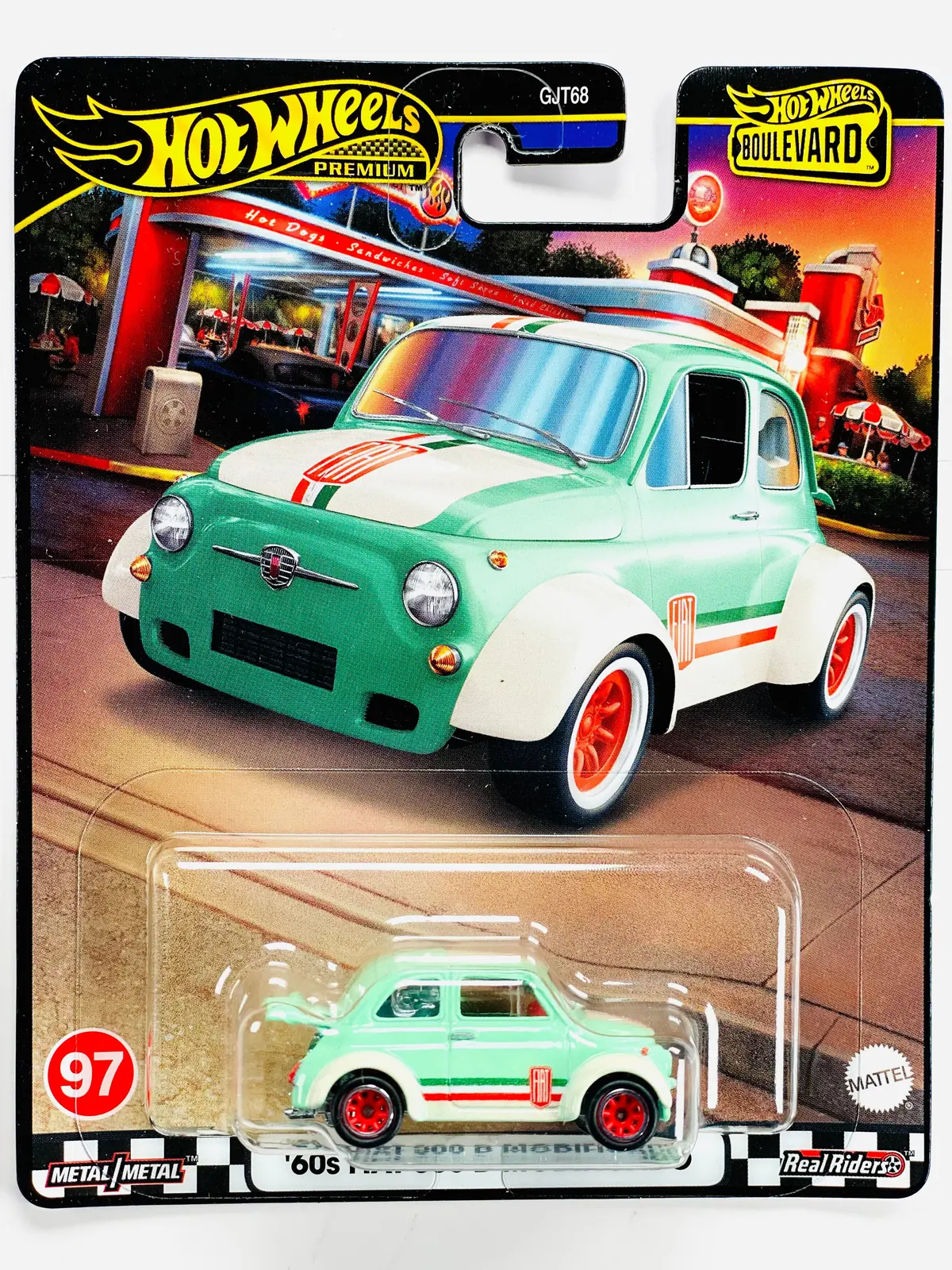 Hot Wheels 2024 Boulevard '60S Fiat 500 D Modificado #97 1