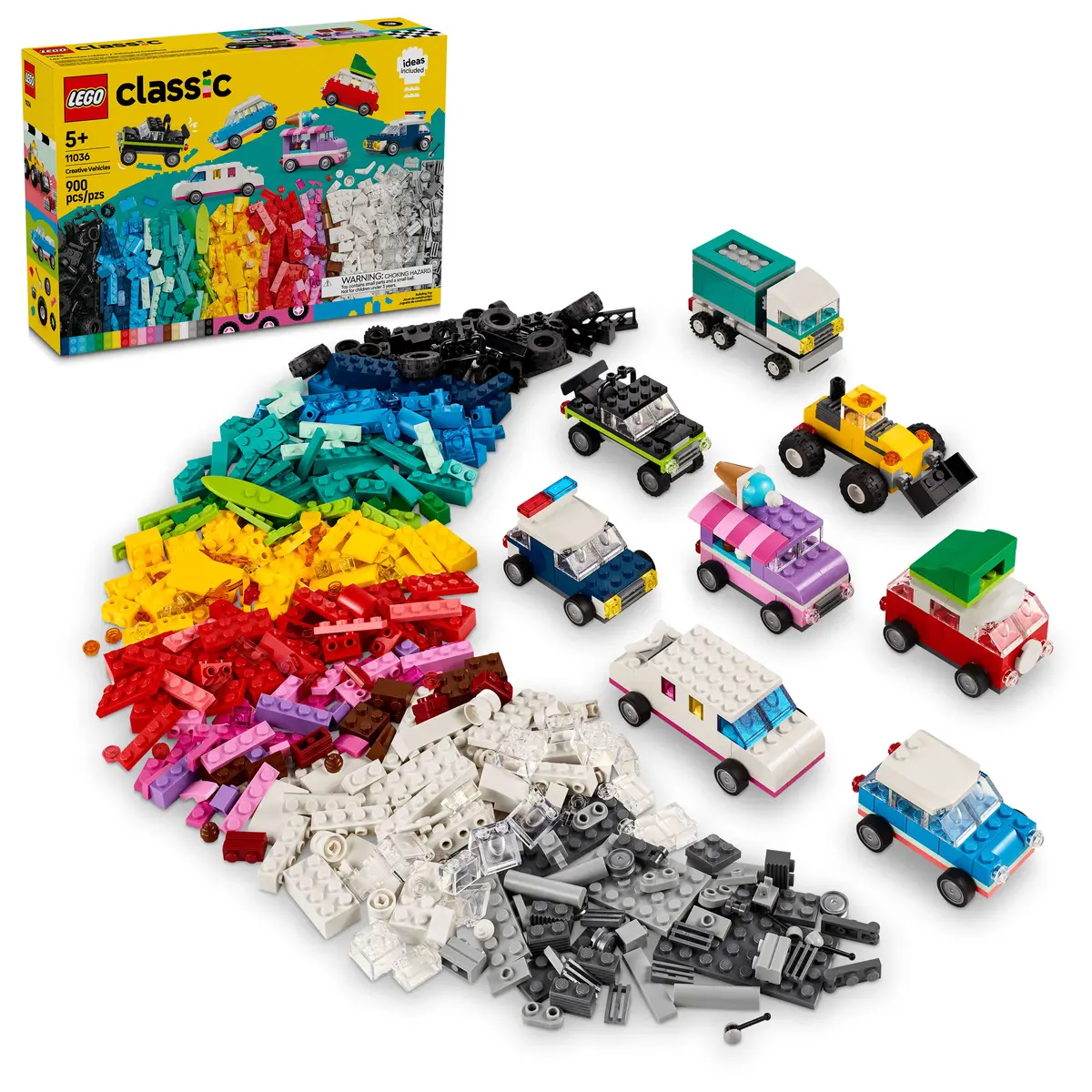 Lego Classic 900-Piece Creative Vehicles Building Toy 11036 1