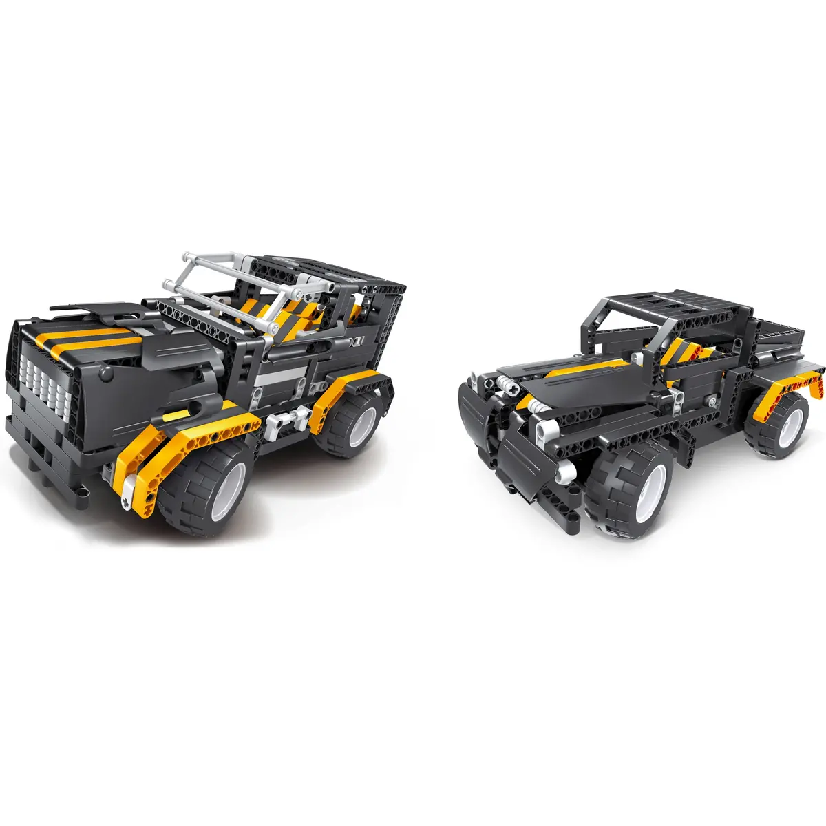 Qihui R/C Block Car 2-In-1 Transformable Jeep And Truck Model - Multicolor 1