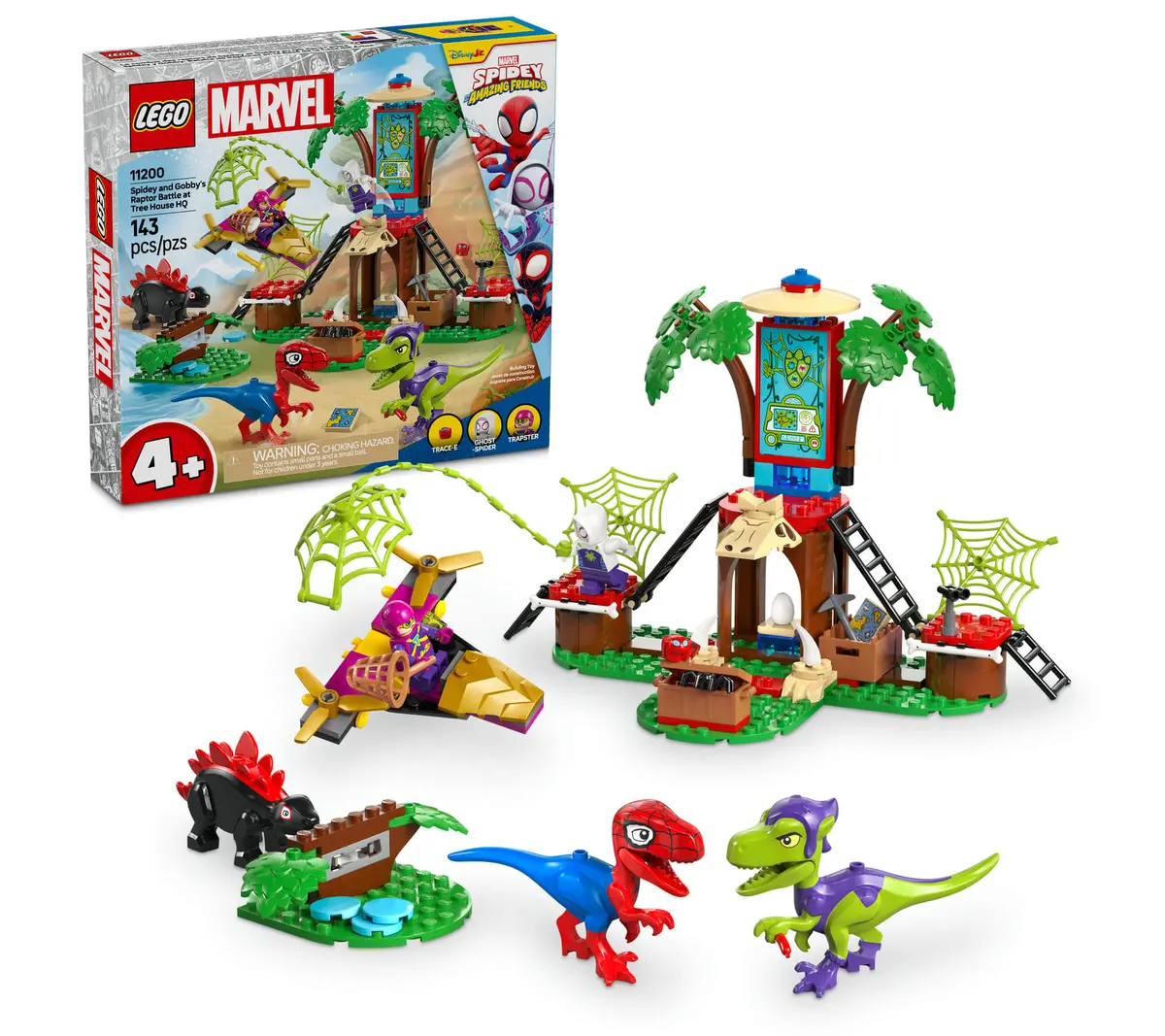 Lego Marvel Spidey And His Amazing Friends 143-Piece Tree House Battle Set 1