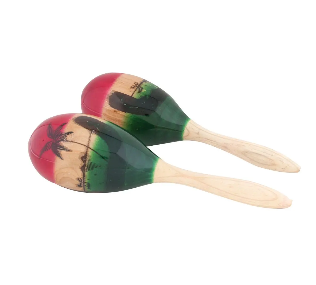 Westco Handcrafted Wood Maracas Musical Toy For Kids 1