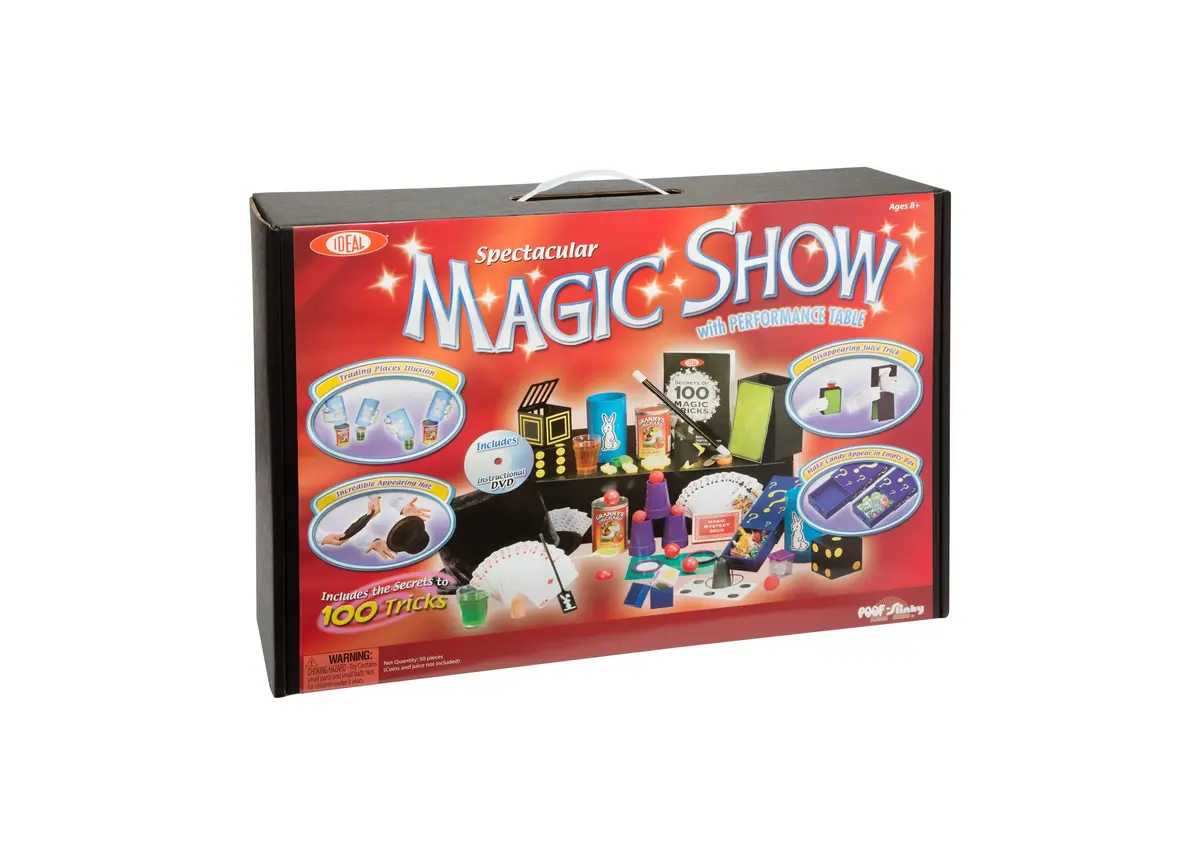 Ideal Magic Spectacular Magic Suitcase 100-Trick Set 1
