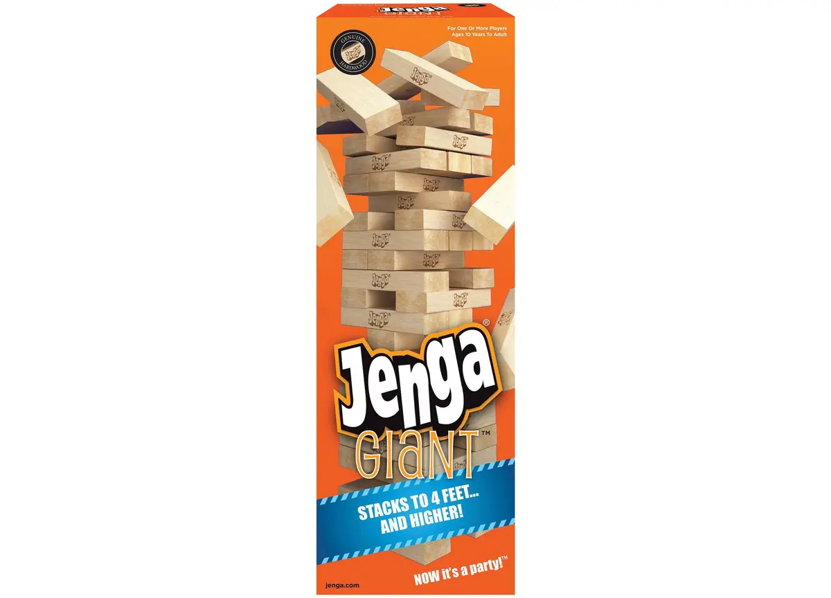Jenga Giant Genuine Hardwood Game - Premium Edition 1