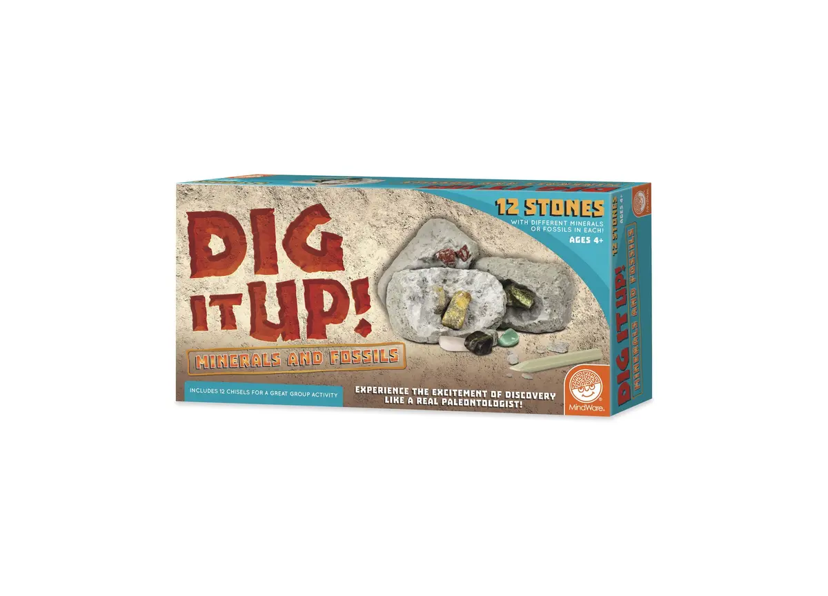 Mindware Dig It Up! Minerals And Fossils Excavation Kit 1