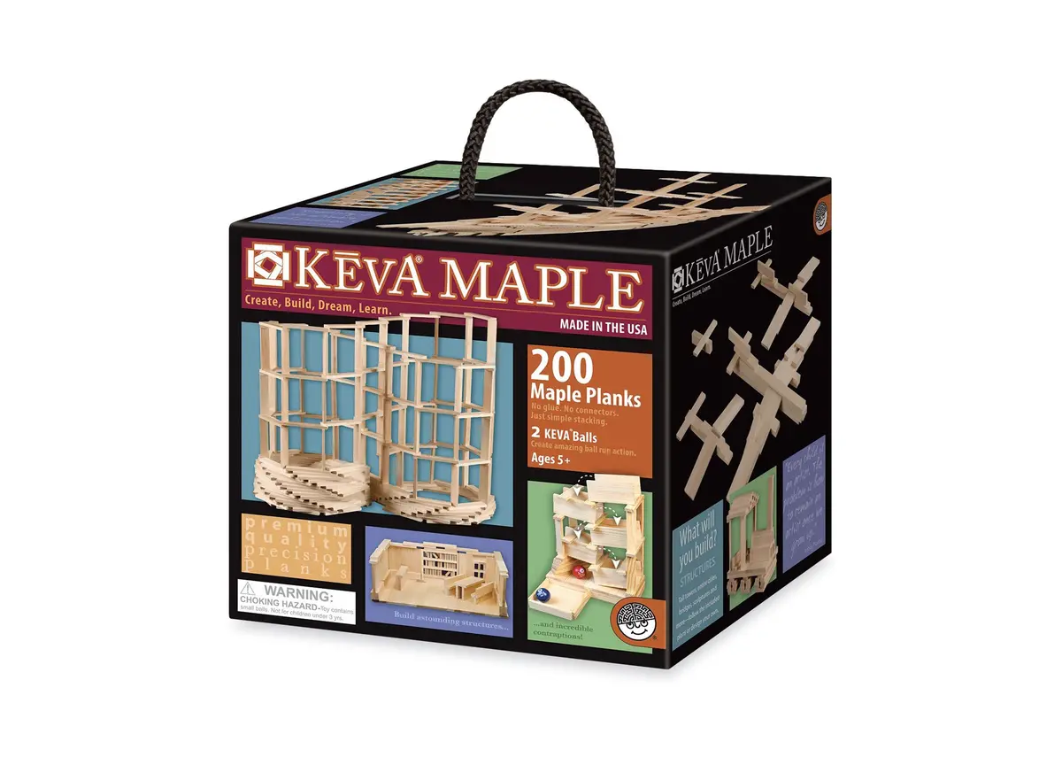 Mindware Keva Maple 200-Piece Plank Building Set 1