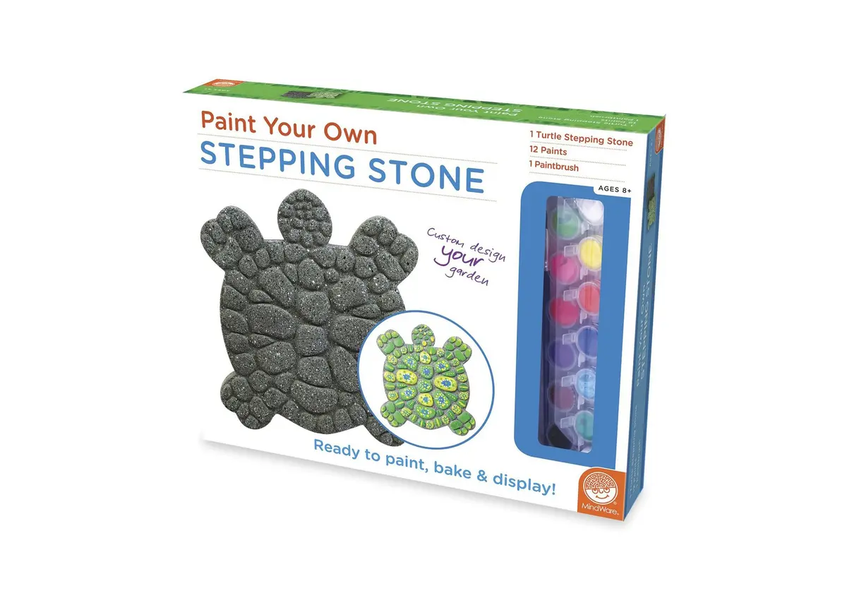 Mindware Paint Your Own Turtle Stepping Stone Kit - Arts And Crafts 1