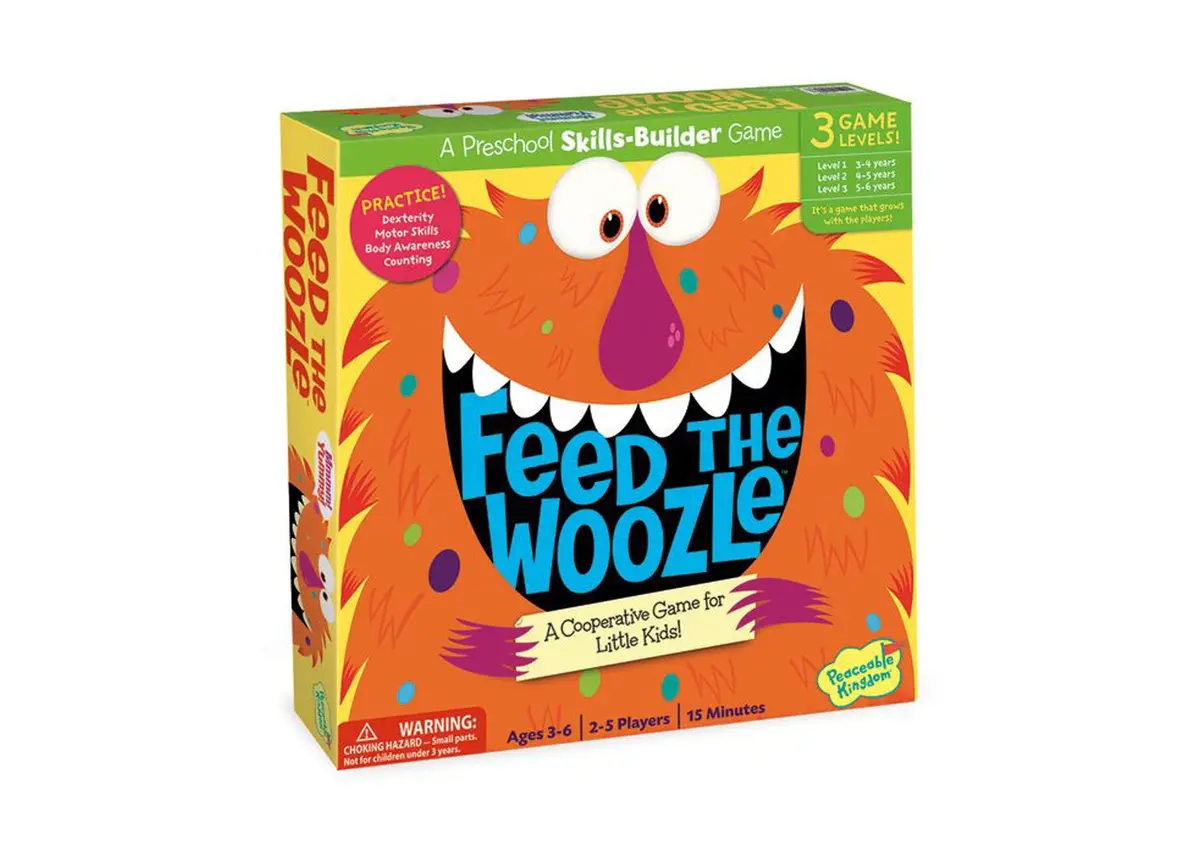 Feed The Woozle Cooperative Board Game For Kids 1