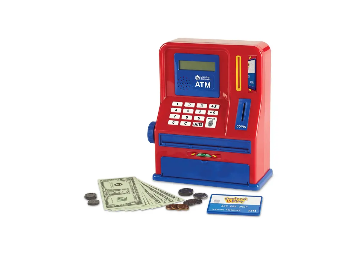 Learning Resources Pretend & Play Teaching Atm Bank - Interactive Educational Toy 1