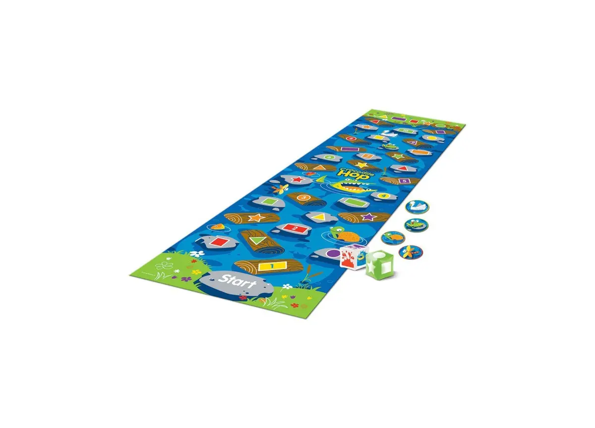 Learning Resources Crocodile Hop Floor Game - Interactive Learning Mat 1