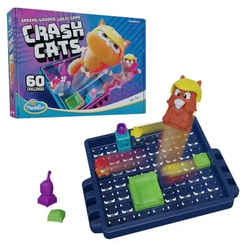 Crash Cats Logic Game By Thinkfun - Single Player Puzzle 1