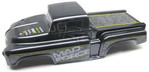 Mad Force Kruiser 2.0 Ve Body/Decals (Yellow Electric Mad201 Shell Kyosho Kyo30888b 1