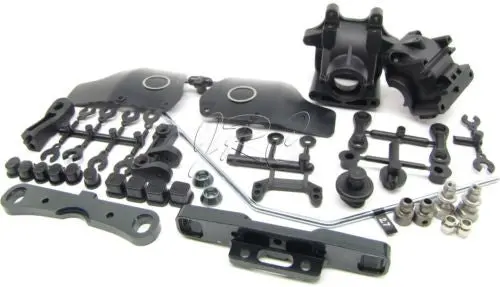 Eco Mbx7r Rear Suspension Set, Braces Sway & Bulkhead E2114 Muge2016 Mugen Seiki 1