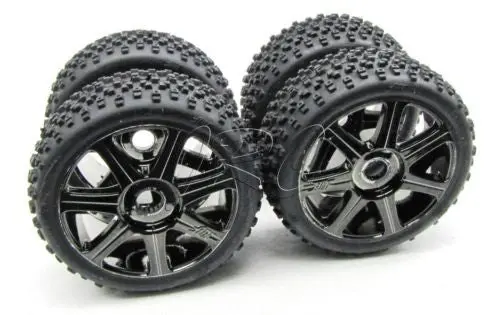 Trophy Buggy Tires & Wheels 1/8 17Mm Hex Hb66744 Tyres Hb66768 (Hpi Flux 107016 1