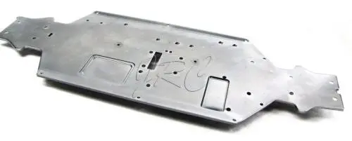 Trophy Buggy Chassis Plate 6061 Gunmetal 101670 (Hpi Flux 107016 1