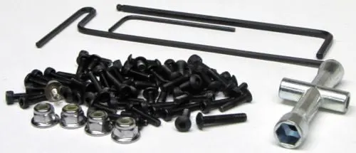 1/16 E-Revo Screws & Tools Hardware, Wheels Nuts T-Wrench Vxl 71076-3 1