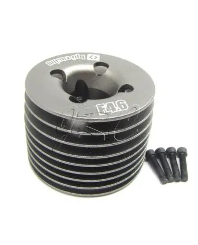 F4.6 Cooling Head Updated V2 Savage X 4.6 Gt6 (111605 Heatsink Gunmetal Hpi 160100 1