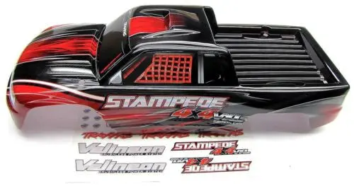 Fits Stampede 4X4 Vxl Body Shell (Red, Brushless & Includes Decal ) 67086-4 1