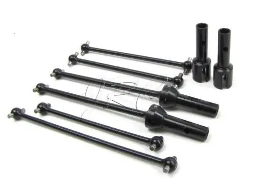 Trophy Buggy Front/Rear/Center Drive Shafts Axles Cvd Universals Hpi Flux 107016 1