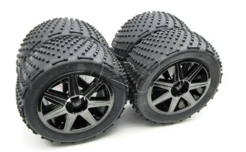 Trophy Truggy Tires & Wheels 1/8 17Mm Hex Tyres D8t (Hpi Flux 107018 1