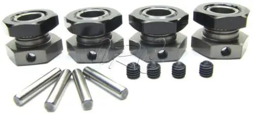 Hb Racing E819rs - 17Mm Wheel Hex Set Hubs Lightweight D819rs 204645 1