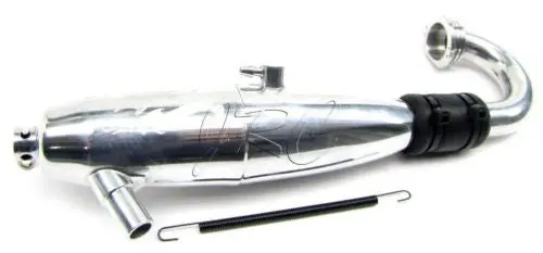 Nitro Mad Force Kruiser Tuned Pipe & Muffler (Polished Kyosho Kyo31229b 1