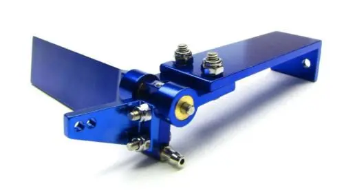 Fits Spartan Boat Rudder & Support, 5742  (Blue Alum 57076-4 1