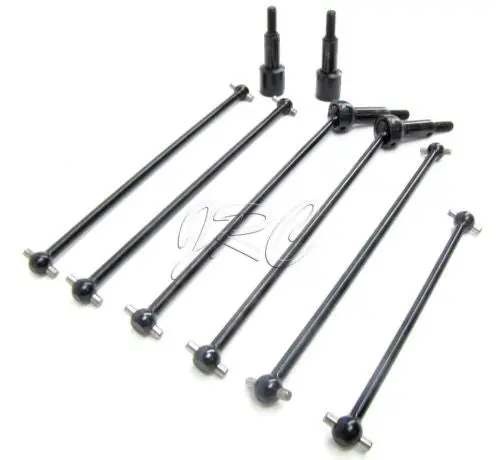 Nitro Trophy Truggy Front/Rear/Center Drive Shafts Axles Universals Hpi 107014 1