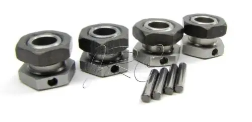 Mbx8r Eco Hex Nuts (17Mm Wheel Hubs Drives & Pins Locking Buggy Mugen Seiki E2028 1
