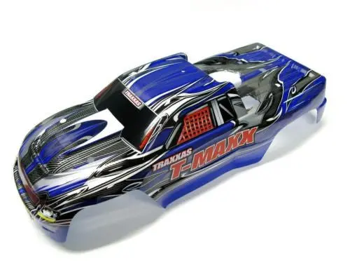 Fits T-Maxx 3.3 Body Shell (Blue & Grey W/ Decals), 49077-3 1