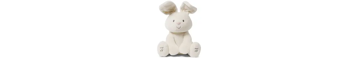 Gund Interactive 12 Inch Animated Flora Bunny - Peek-A-Boo Plush Toy 1