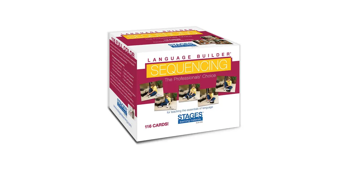 Stages Learning Materials Language Builder - Picture Sequencing Cards - Educational Toy 1