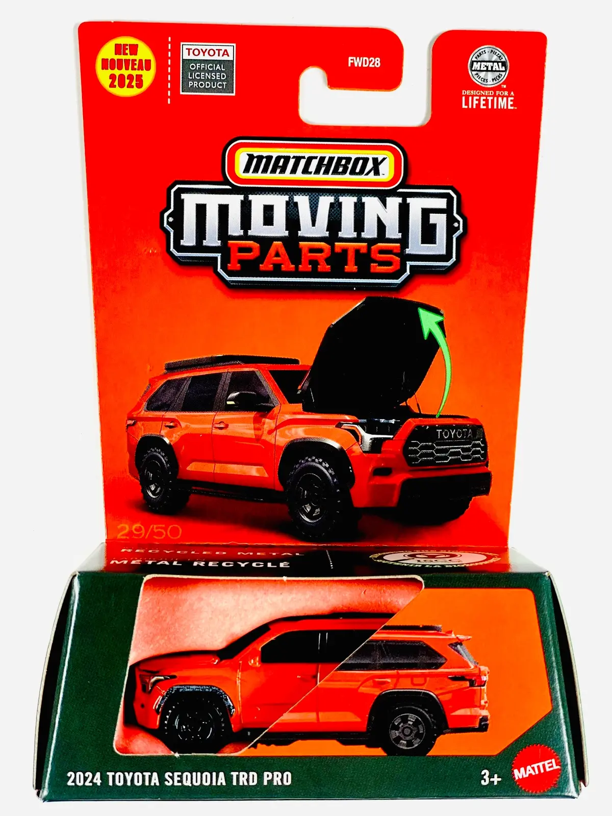 Matchbox 2025 Moving Parts Case H 2024 Toyota Sequoia Trd Pro 1