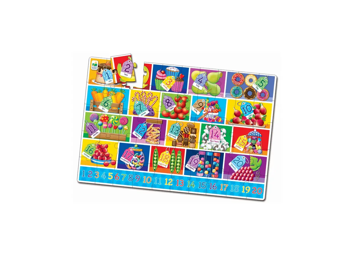 The Learning Journey Jumbo Numbers Floor Puzzle - 50 Pc 1