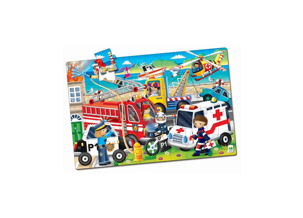 Jumbo Floor Puzzle - Emergency Rescue: 50 Pcs 1