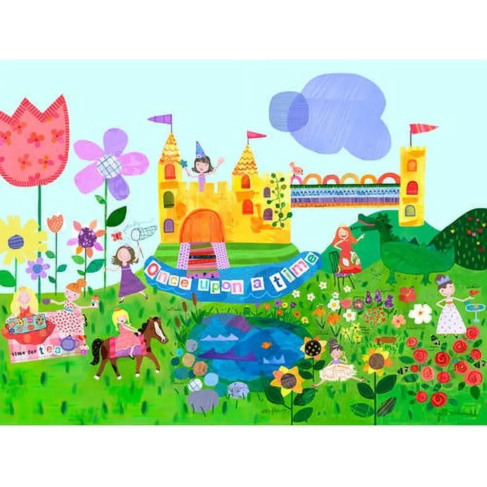 Oopsy Daisy Enchanted Princess Garden Canvas Wall Art 1