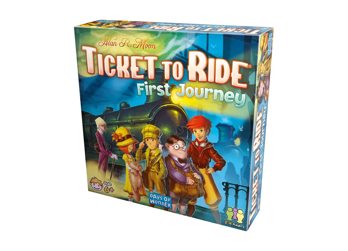 Ticket To Ride: First Journey Usa Map Board Game 1