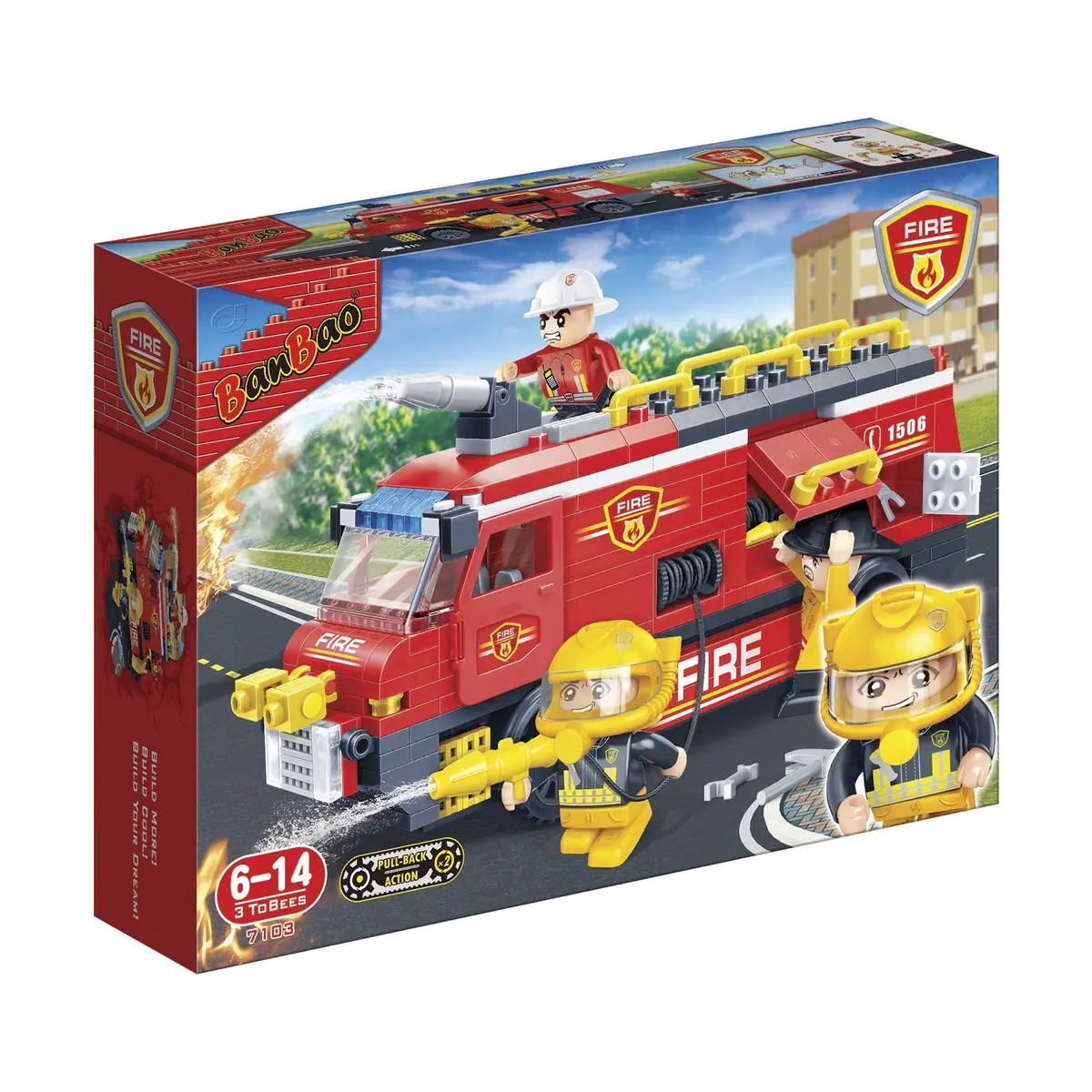 Banbao Fire Rescue Team Playset - Emergency Adventure 1