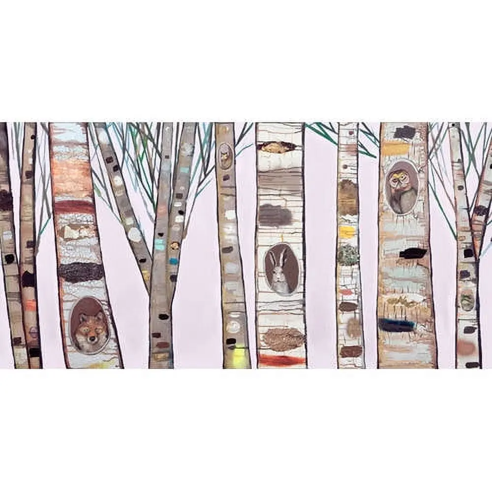 Oopsy Daisy's Oopsy Daisys Whimsical Birch Trees Canvas Art 1