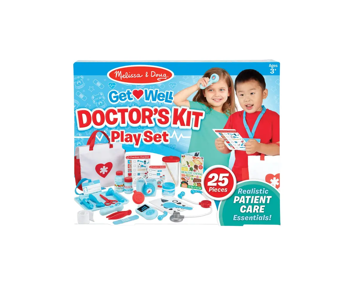 Melissa & Doug 25-Piece Get Well Doctor’S Kit Play Set 1