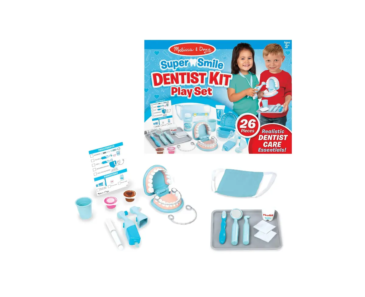 Melissa And Doug 25-Piece Super Smile Dentist Play Set 1