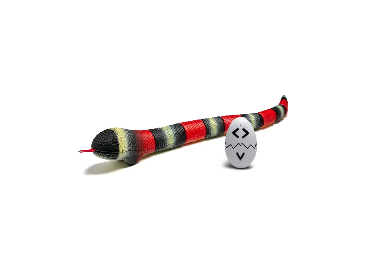 Discovery Kids Remote Control King Snake - Realistic Slithering Motion - Black 1