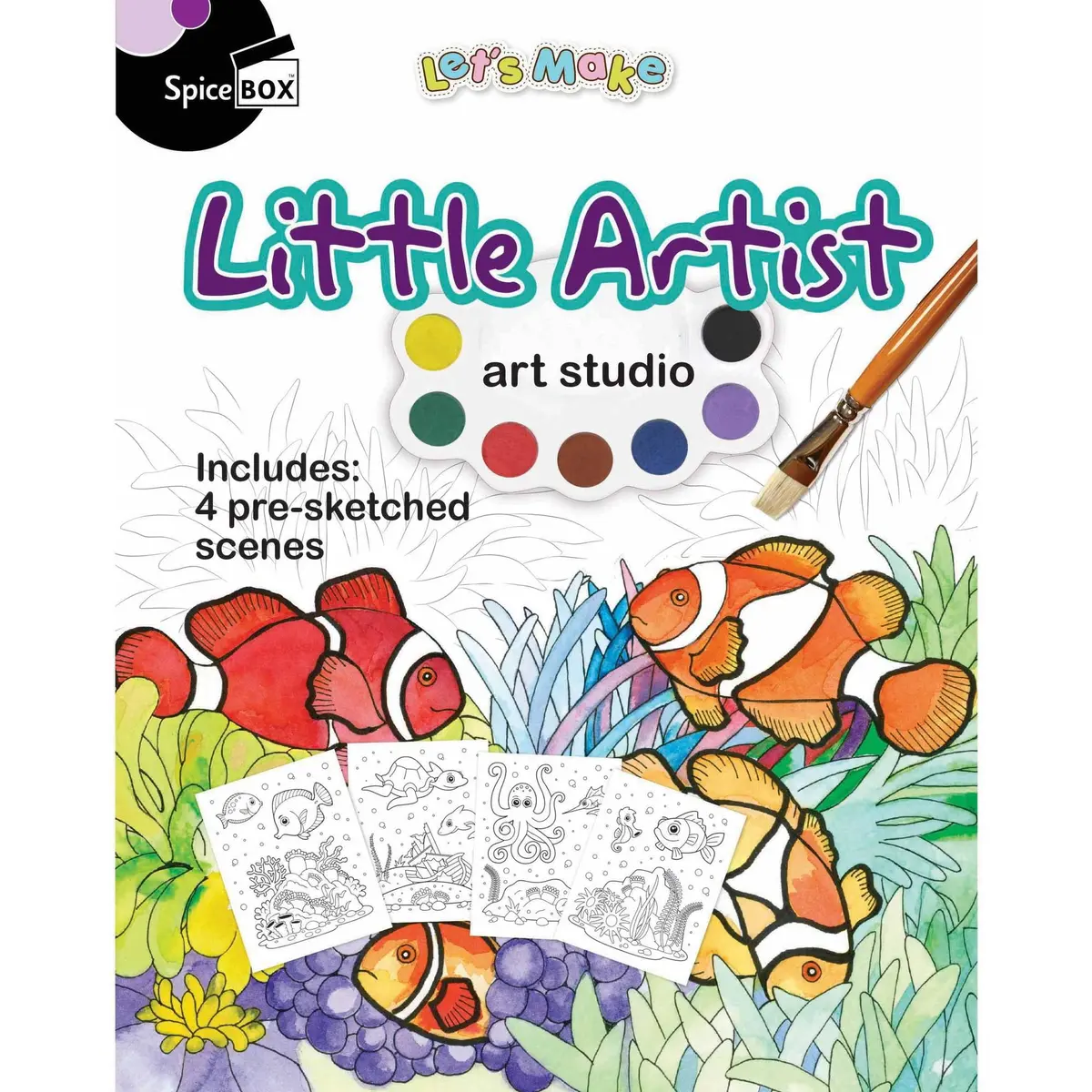 Spicebox Little Artist Complete Art Studio Set For Kids 1