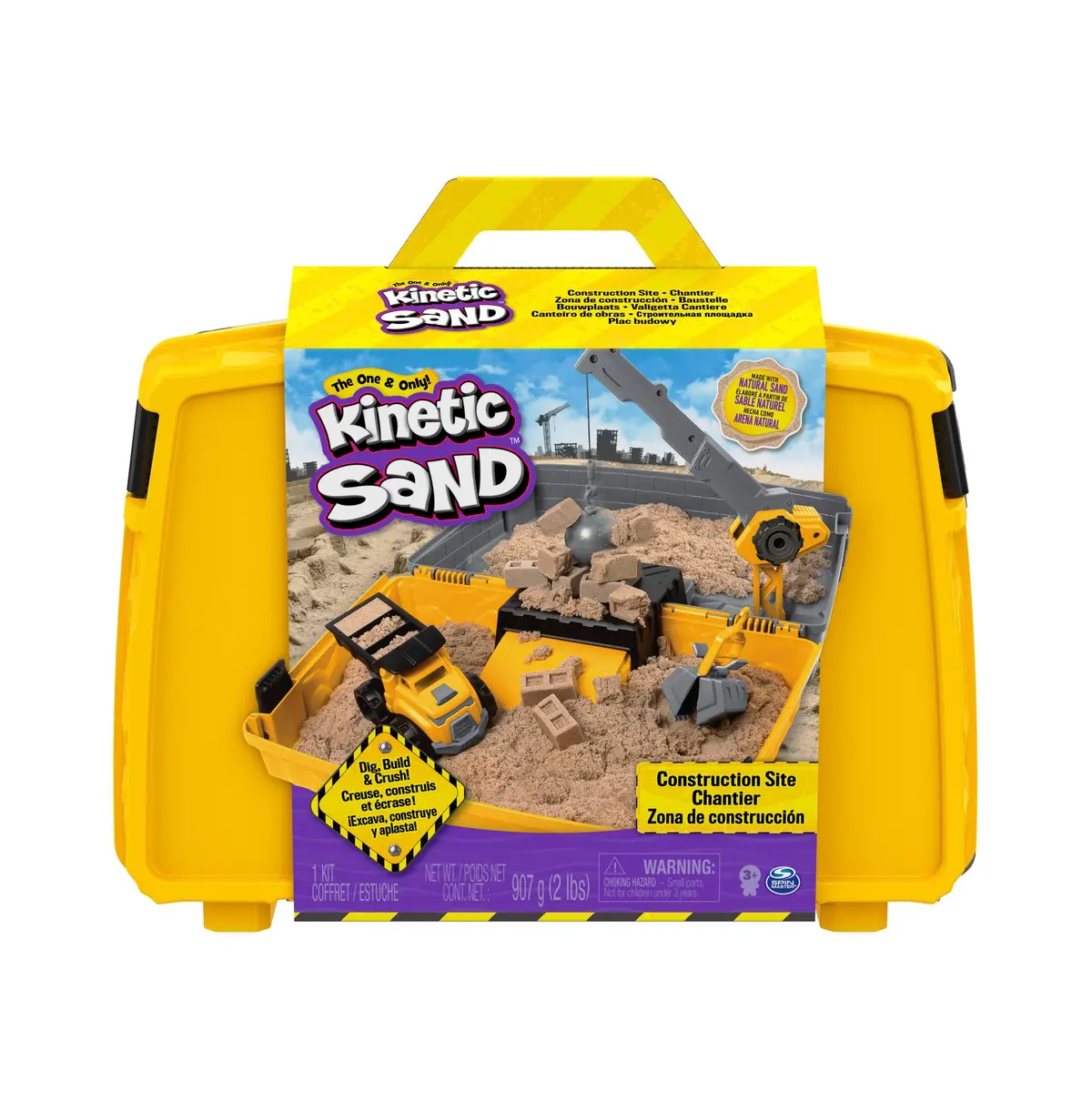 Kinetic Sand - Construction Site Sandbox Playset 1