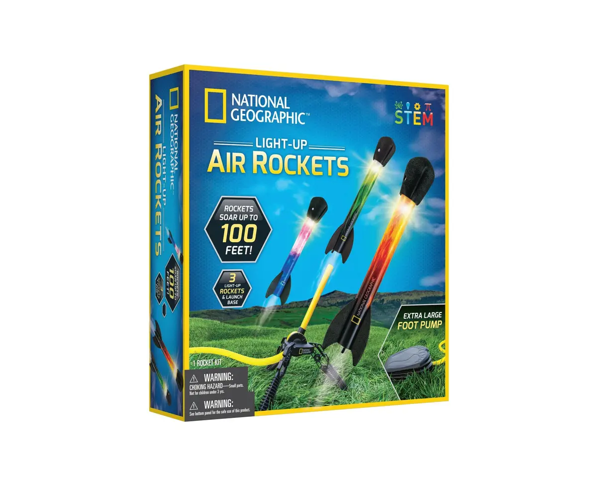National Geographic Light-Up Air Rockets Stem Kit 1