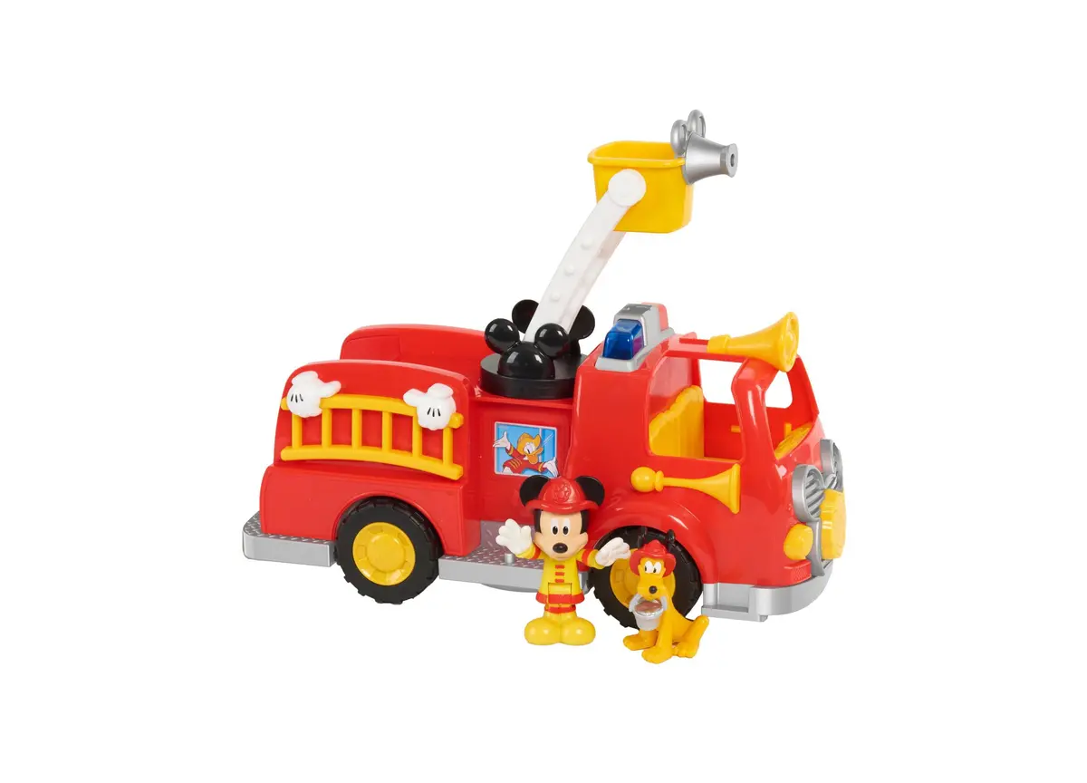 Disney Mickey Mouse Clubhouse Fire Engine With Mickey And Pluto Figures 1